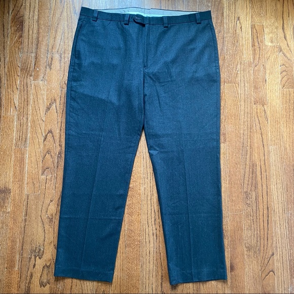 Lauren Ralph Lauren Dress Pants Mens Size 44 Wool Charcoal Grey Trousers - Picture 3 of 14
